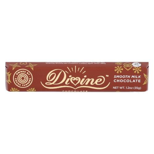 Divine Chocolate Chocolate Bar Milk - 1.2 Oz (18 Units)