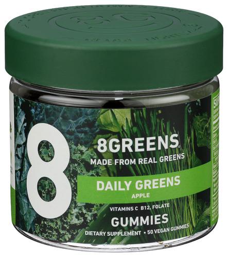 8Greens Green Daily8 Apple Gummy - 50 Pc (1 Units)