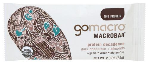Gomacro Bar Drk Chocolate Chip Almond - 2.3 Oz (12 Units)