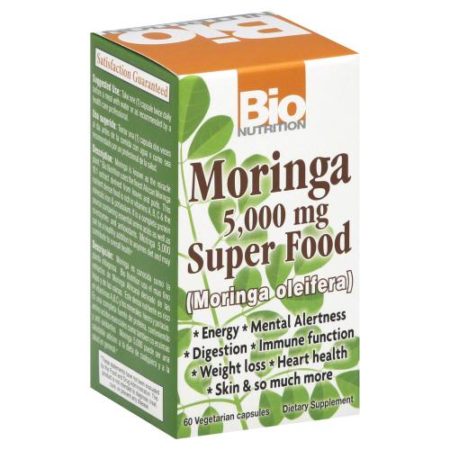 Bio Nutrition Moringa 5000Mg Spr Food - 60 Vc (1 Units)