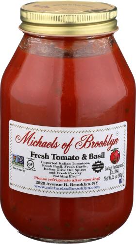 Michaels Of Brooklyn Sauce Tomato Basil Gf - 32 Oz (6 Units)