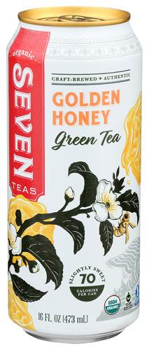 Seven Teas Tea Green Golden Honey - 16 Fo (12 Units)