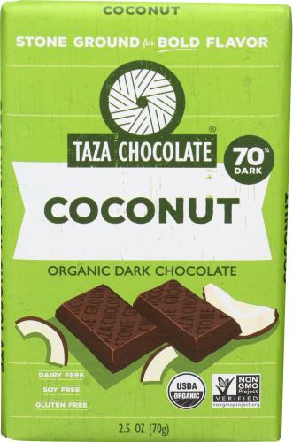 Taza Chocolate Chocolate Amaze Coconut Organic - 2.5 Oz (10 Units)