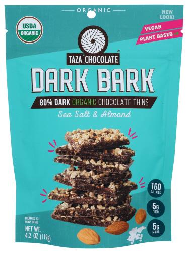 Taza Chocolate Cho Brk Dk Sslt Almd Organic - 4.2 Oz (12 Units)