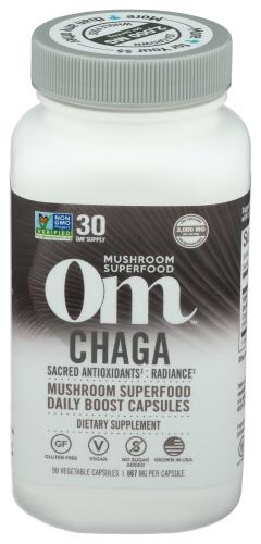 Om Mushrooms Chaga Cp - 90 Cp (1 Units)
