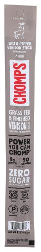 Chomps Venison Stick Pppr Salt - 1.15 Oz (24 Units)