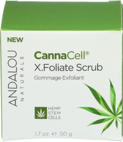 Andalou Naturals Scrub Cannacell Xfoliate - 1.7 Oz (1 Units)