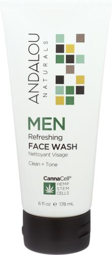Andalou Naturals Wash Face Men Refreshing - 6 Fo (1 Units)