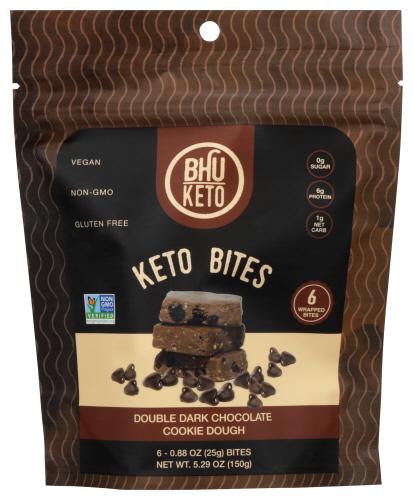 Bhu Foods Bites Double Chocolate Cookie - 5.29 Oz (6 Units)