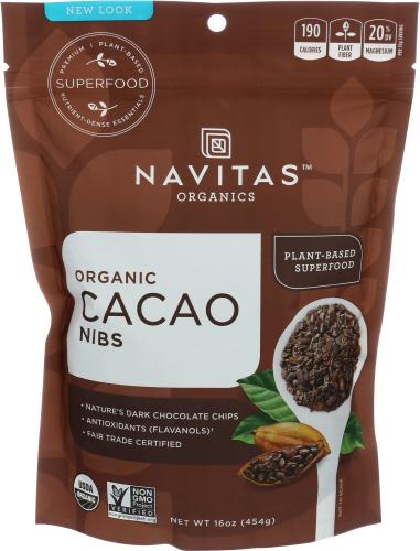 Navitas Cacao Nibs Organic - 16 Oz (6 Units)