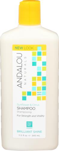 Andalou Naturals Shampoo Shine Sunflower Ctrs - 11.5 Oz (1 Units)