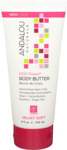Andalou Naturals Body Butter 1000 Roses - 8 Oz (1 Units)