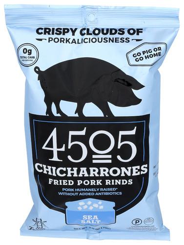 4505 Meats Chicharrones Sea Salt - 2.5 Oz (12 Units)