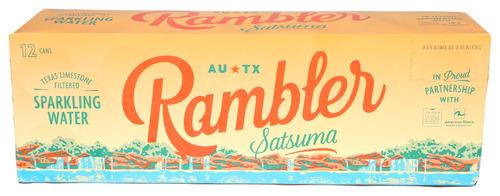 Rambler Water Sparkling Satsuma - 144 Fo (2 Units)