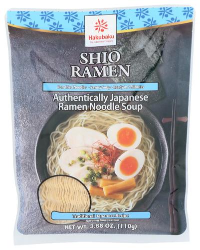 Hakubaku Ramen Japan Shio - 3.88 Oz (12 Units)