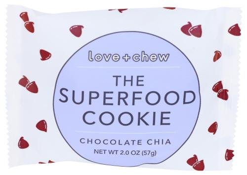 Love Chew Cookie Chocolate Chia - 2 Oz (12 Units)