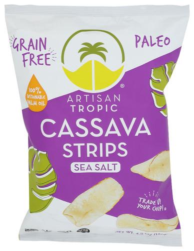 Artisan Tropic Cassava Strips Sea Salt - 4.5 Oz (12 Units)