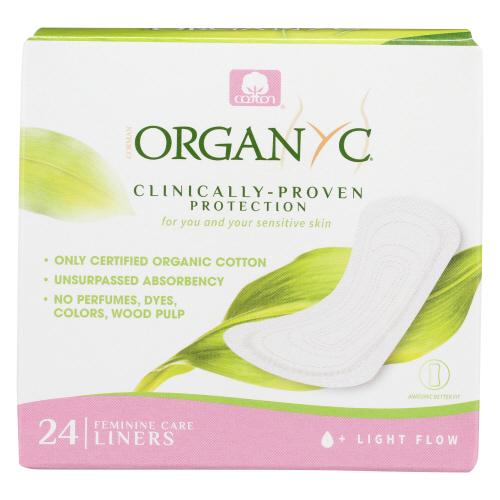 Organyc Liner Panty Folded - 24 Pc (1 Units)
