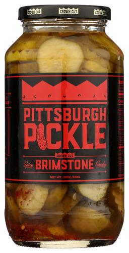 Pittsburgh Pickle Co Pickle Chips Brimstone - 24 Oz (6 Units)