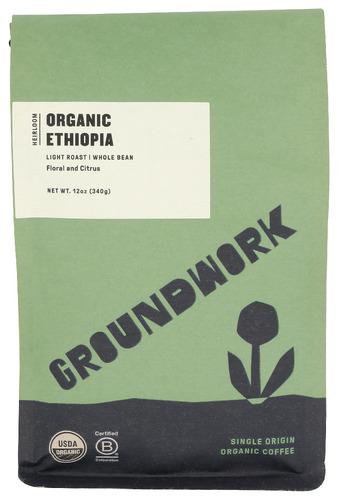 Groundwork Coffee Coffee Ethiopia Sngle Organic - 12 Oz (6 Units)