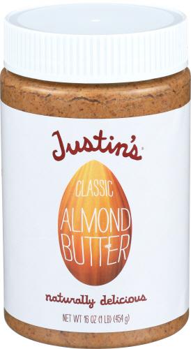 Justins Nut Butter Almond Clsc Jar - 16 Oz (6 Units)