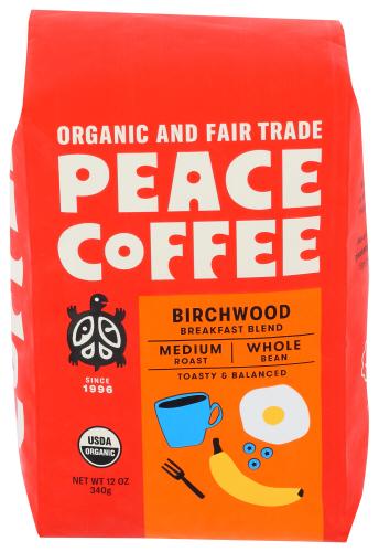 Peace Coffee Coffee Whlbn Birchwood - 12 Oz (6 Units)