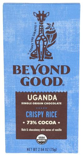 Beyond Good Bar Chocolate Crispy Rice - 2.64 Oz (12 Units)
