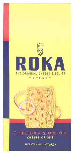 Roka Crisp Cheddar & Onion - 2.46 Oz