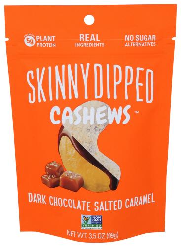 Skinnydipped Cashews Dipped Salt Caramel - 3.5 Oz