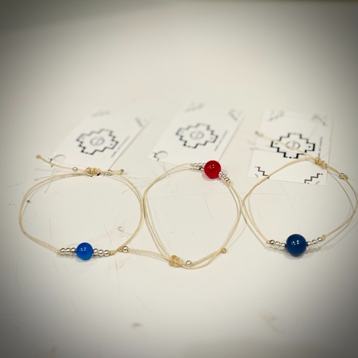 Nunart: single lined bracelate with crystal