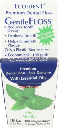 Eco Dent Floss Gentle Mint 100Yd - 1 Ea (6 Units)