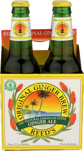 Reeds Soda 4Pk Ginger Origional - 48 Fo (6 Units)