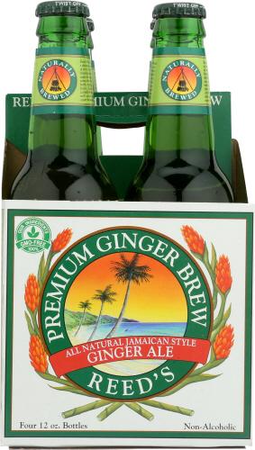 Reeds Soda 4Pk Ginger Prm - 48 Fo (6 Units)