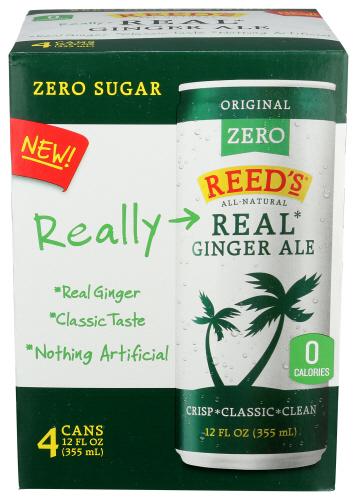 Reeds Soda Ginger Ale Zero - 48 Fo (6 Units)
