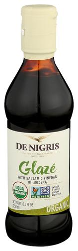 De Nigris Glaze Balsamic Organic - 8.5 Oz (6 Units)