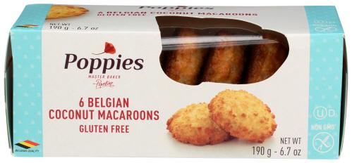 Poppies Cookie Mcroon Coconut Trdtn - 6.7 Oz (12 Units)