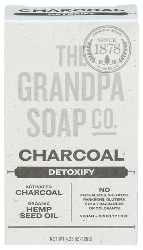 Grandpas Soap Bar Charcoal - 4.25 Oz (3 Units)