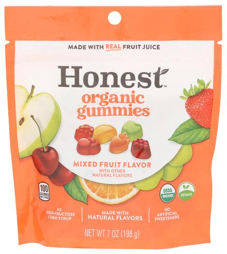 Honest Gummies Organic Mixed Fruit - 7 Oz (8 Units)
