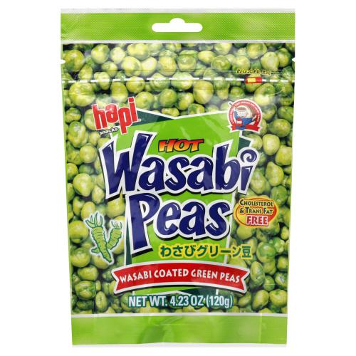Hapi Snack Pea Grn Wasabi - 4.23 Oz (12 Units)
