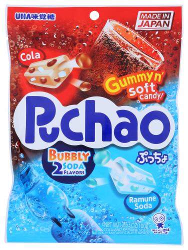 Uha Mikakuto Candy Puchao Bubbly Soda - 3.52 Oz (6 Units)