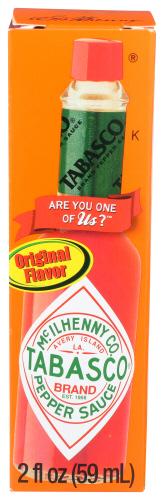 Tabasco Sauce Hot Ppr Origional - 2 Oz (24 Units)