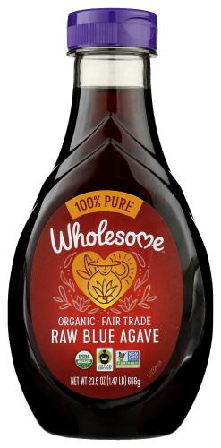 Wholesome Agave Blue Raw Organic - 23.5 Oz (6 Units)