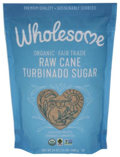 Wholesome Turbinado Raw Organic - 24 Oz (12 Units)
