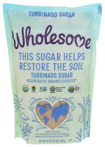 Wholesome Sugar Trbinado Regen Organic - 24 Oz (12 Units)