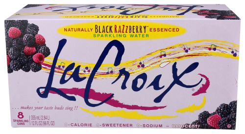 La Croix Wtr Sprk Blk Rasp 8Pk12Z - 96 Fo (3 Units)