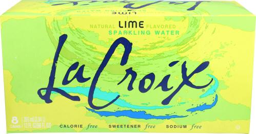 La Croix Wtr Spark Lime 8Pk 12Z - 96 Fo (3 Units)