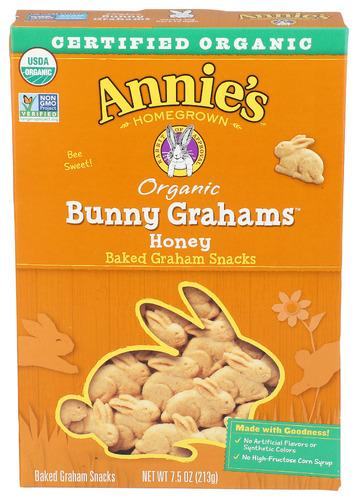 Annies Homegrown Cookie Bunny Graham Honey - 7.5 Oz (12 Units)