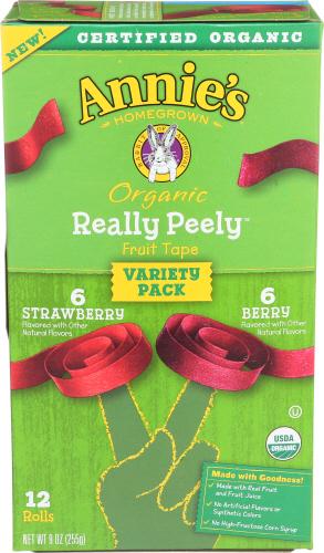 Annies Homegrown Snack Fruit Fruit Tape Bry - 9 Oz (6 Units)