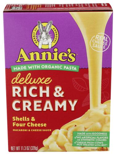 Annies Homegrown Mac N Cheese Four Cheese Dlx - 11.3 Oz (12 Units)