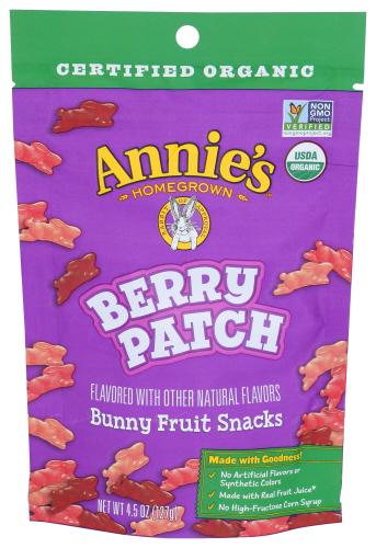 Annies Homegrown Fruit Snack Bunny Berry - 4.5 Oz (8 Units)